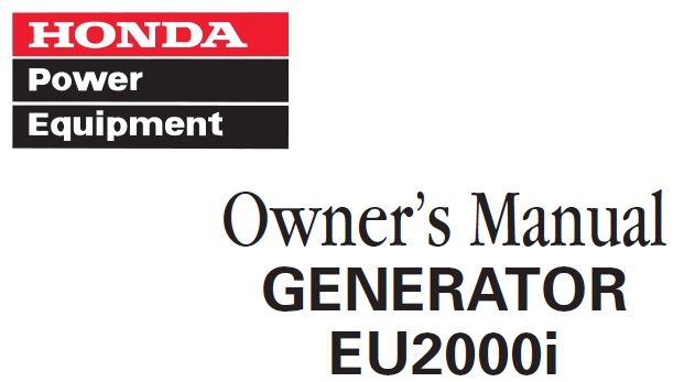 Video's van Owners manual for honda eu2000i generator