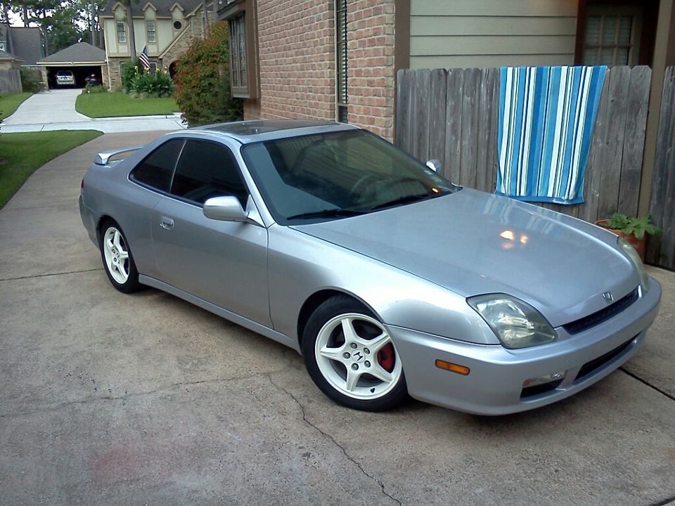 Honda prelude white rims #6