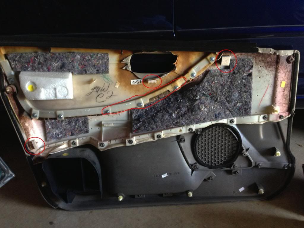 DIY Sound deadening door panels + linings, and rear speaker deck 6th