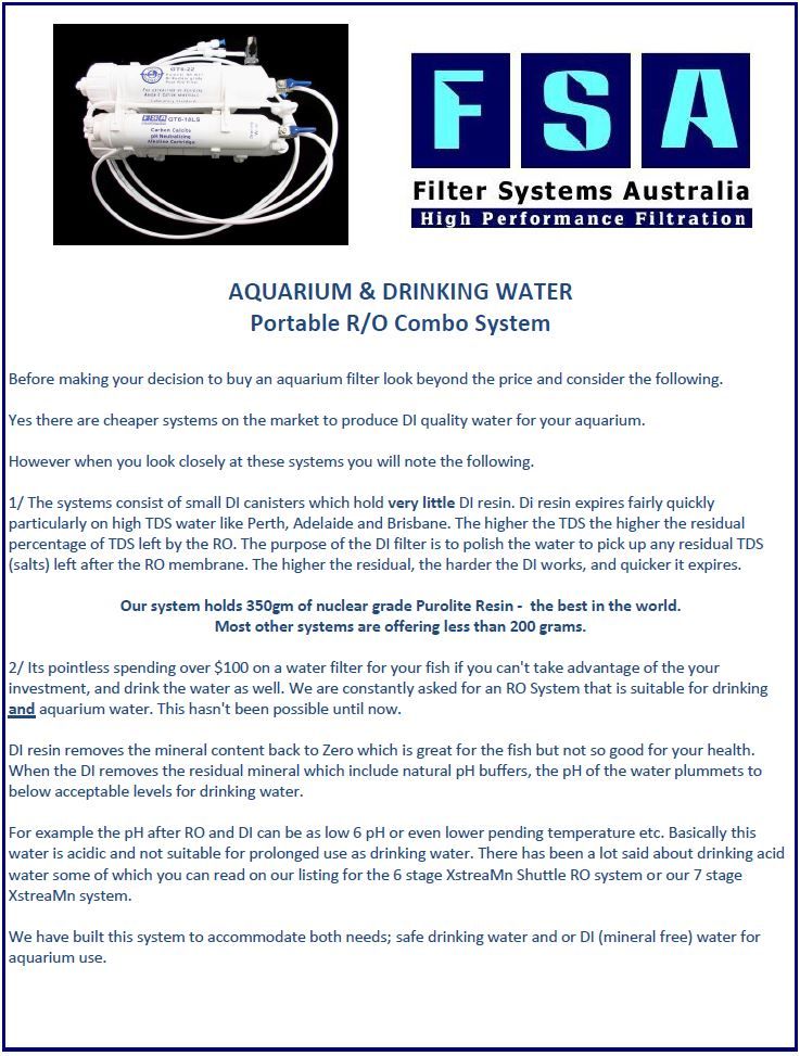 FSA Filter Systems Australia Comp Entries ONLY! Competition