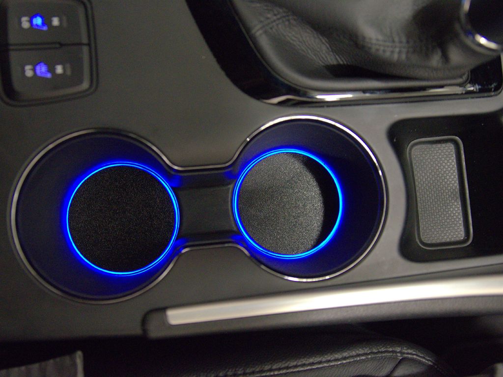 LED Cup Holder Lights Door+Console Blue Fits 20112014 Hyundai