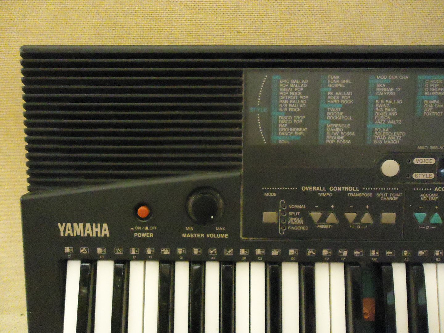 Yamaha Keyboard Advanced Wave Memory PSR215 eBay