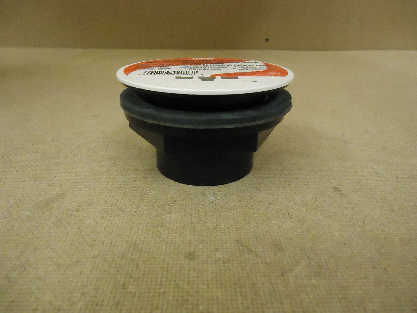 Oatey Casper's Shower Base Drain White/Black 2in Plumbing 42086 ABS