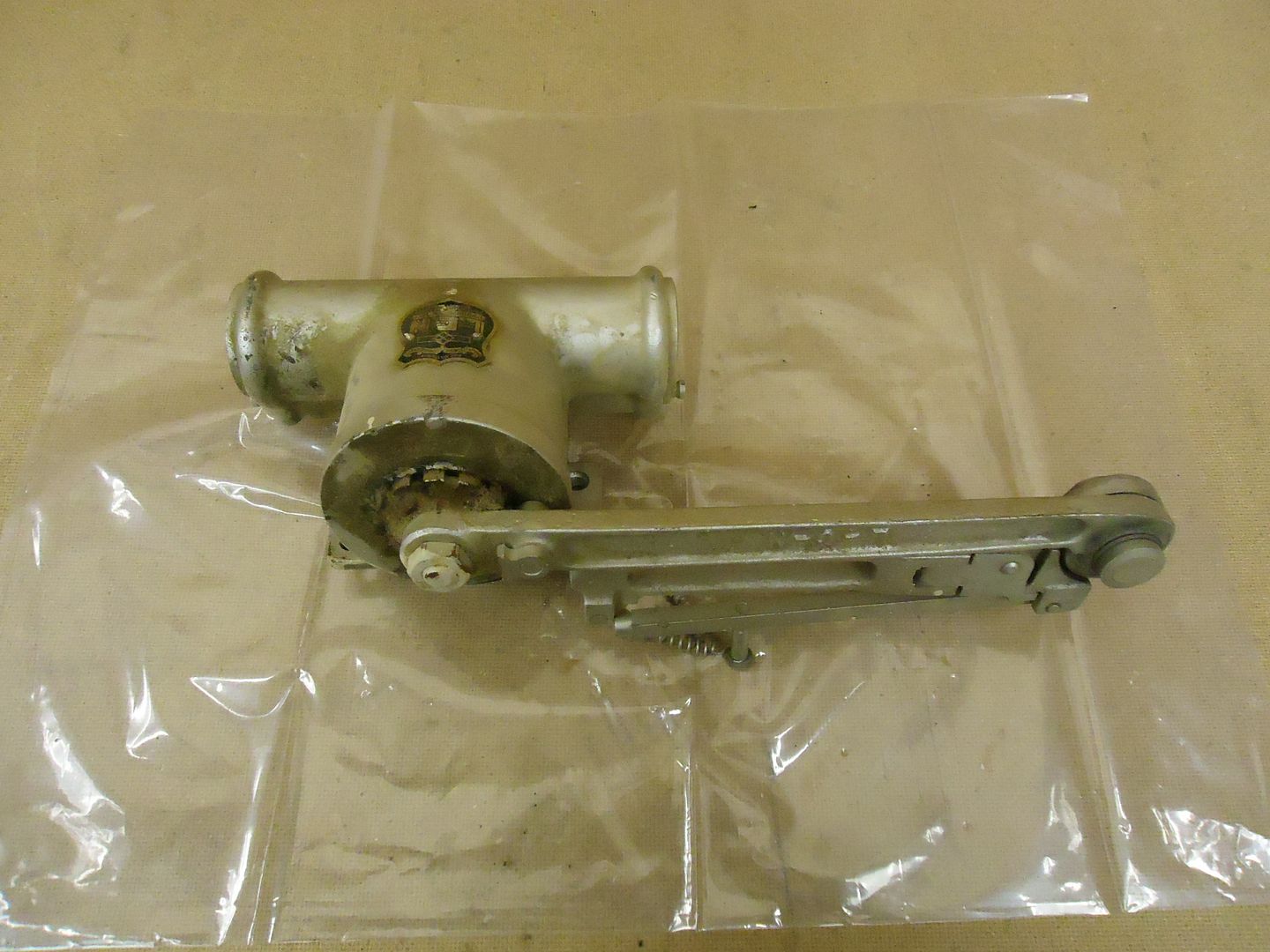 LCN Door Closer Silver Gray Vintage Metal