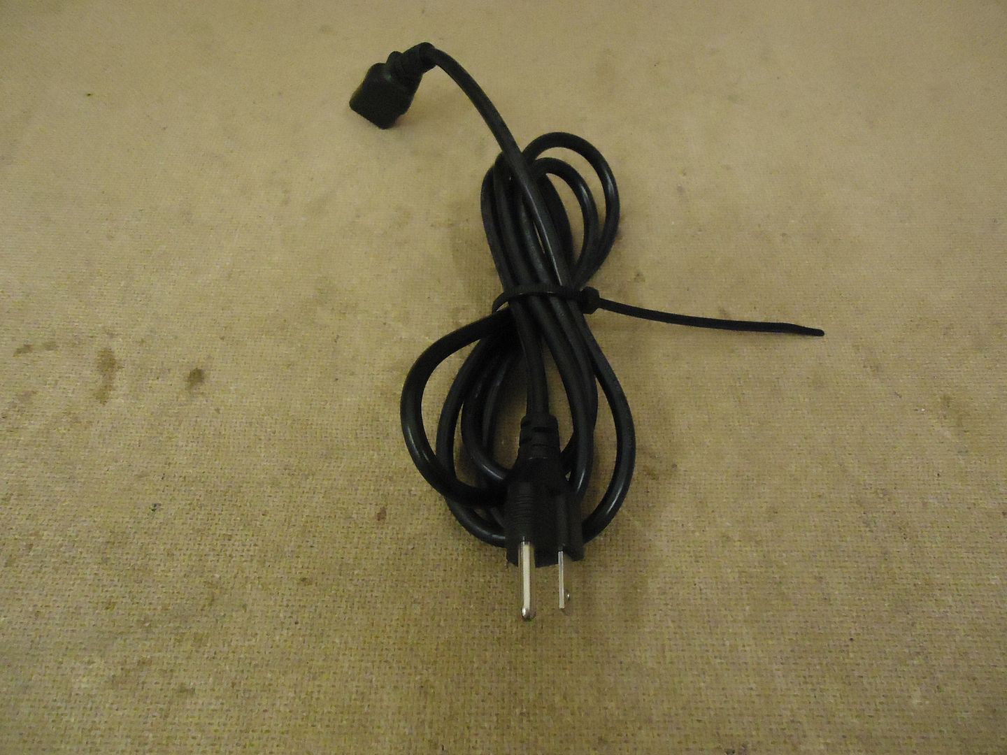 Standard 6ft Power Cord Black Computer Printer 120V