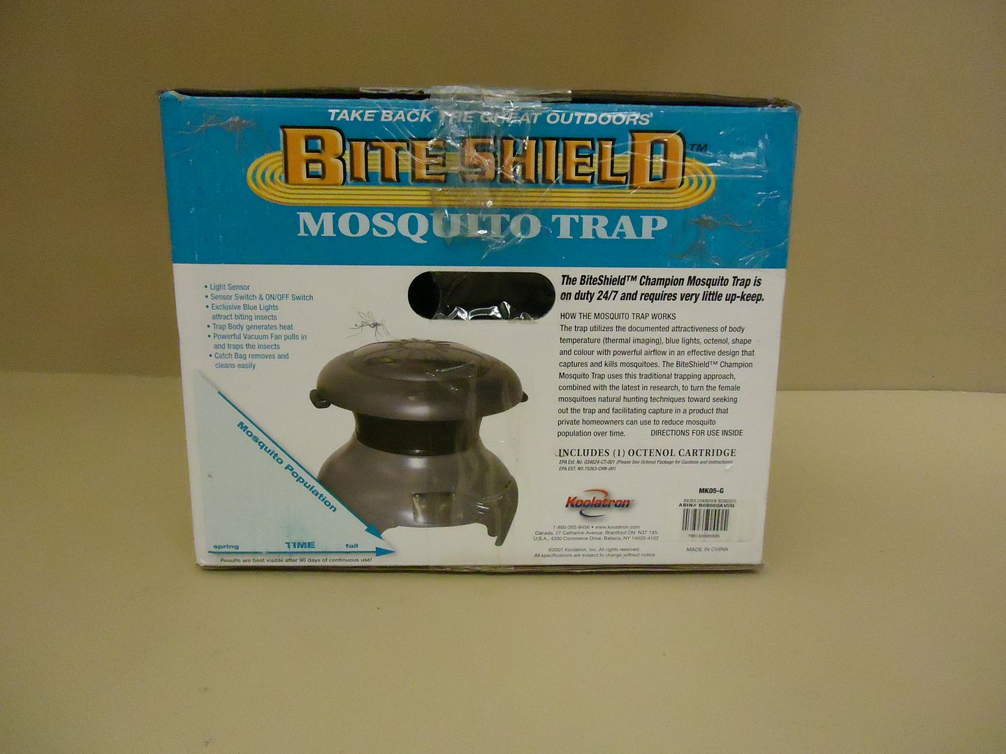 bite shield mosquito trap