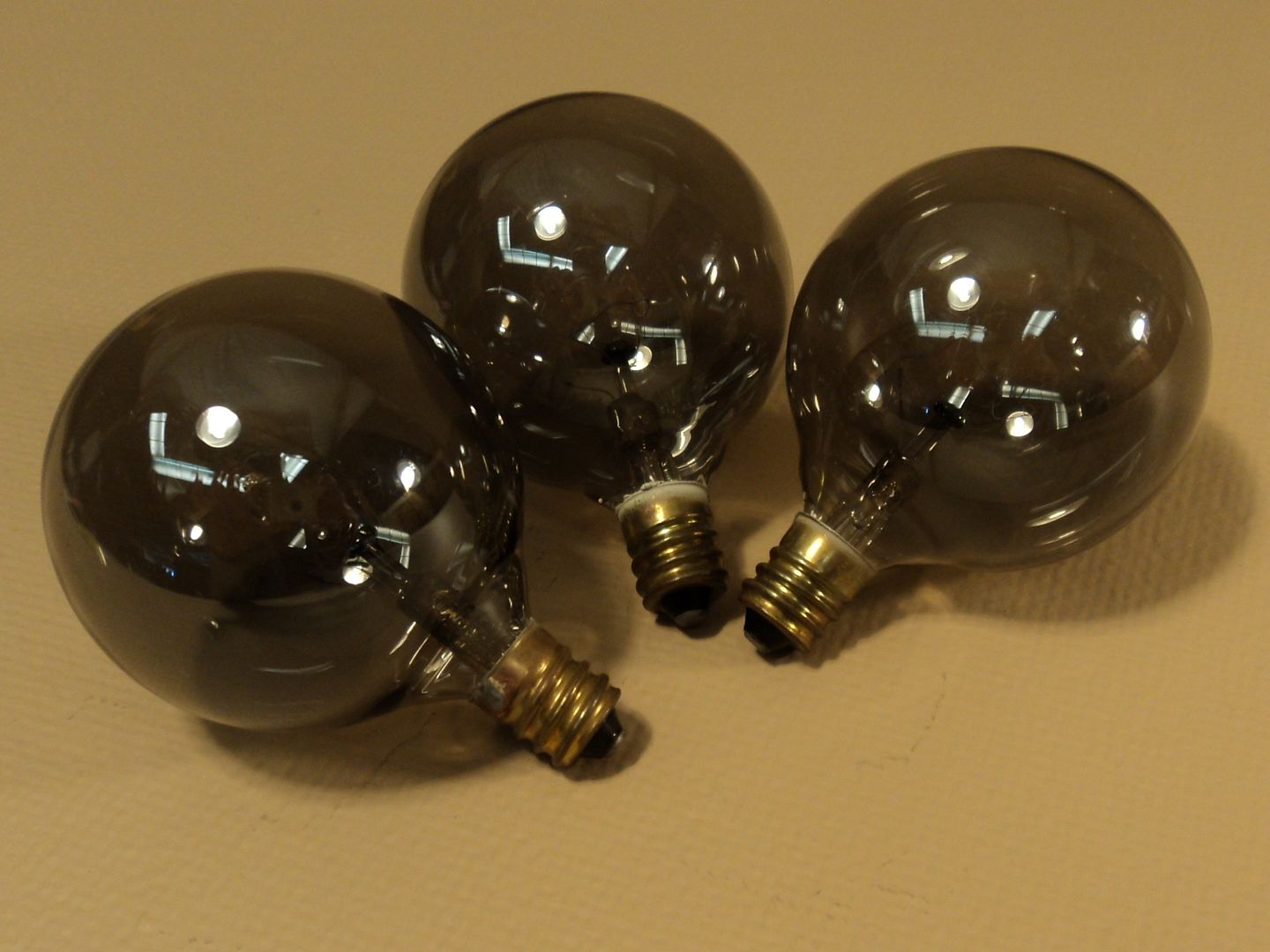 Standard Light Bulbs Lot of 3 40w Tinted 120V Candelabra Base eBay