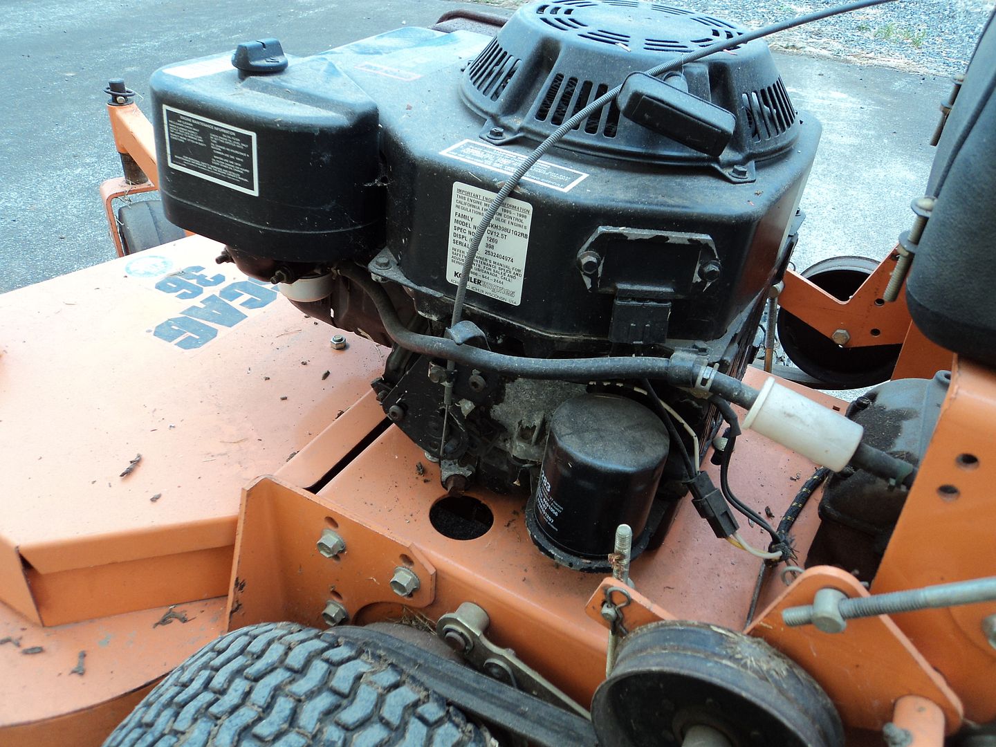 Scag 36Inch Mower Belt Drive Walk Behind 12.5 HP Kohler SW3613KH eBay