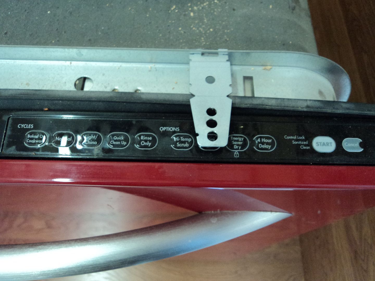 KitchenAid Dishwasher Superba BuiltIn Stainless/Red KUDS01FLSS6 eBay