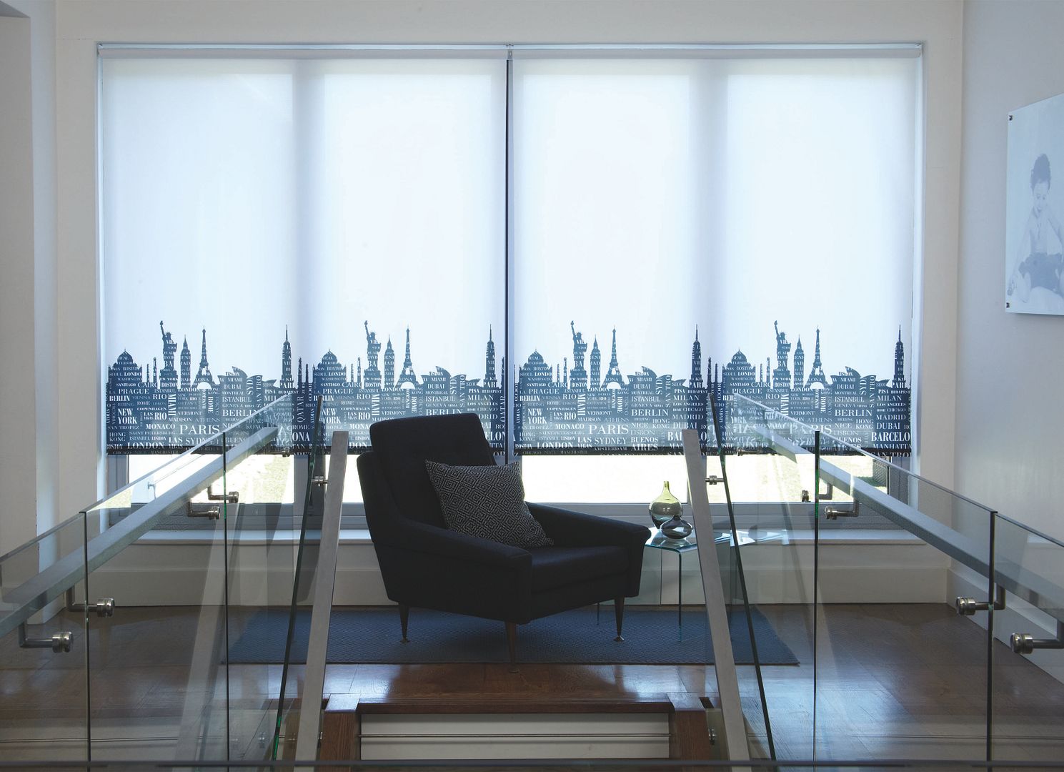Cityscape Roller Blinds A Made To Measure Cityscape Patterned Roller