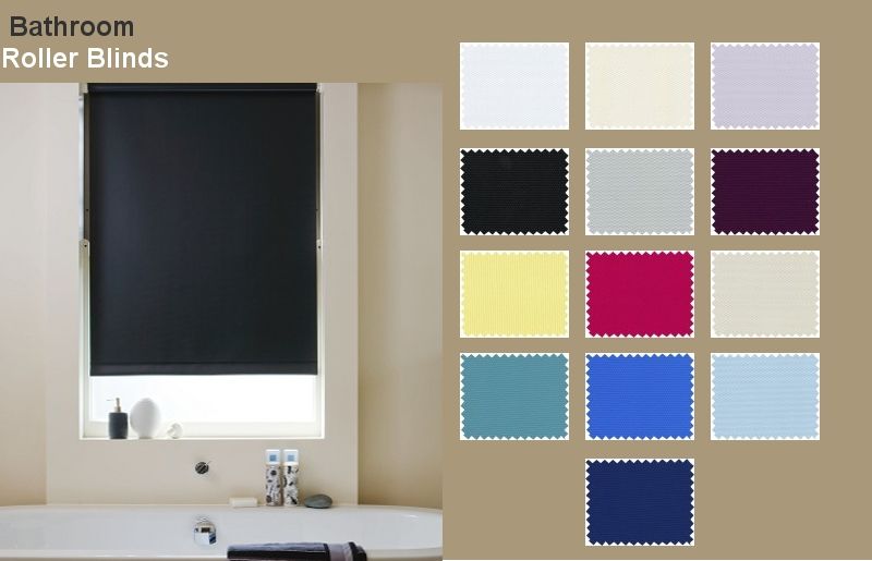 Bathroom Roller Blinds Blackout Waterproof Roller Blinds Made To
