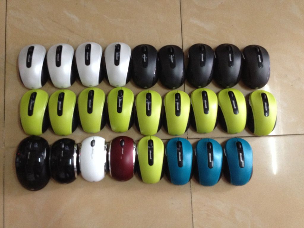 12 cion chuột Microsoft Wireless 4000 New 99% !!!