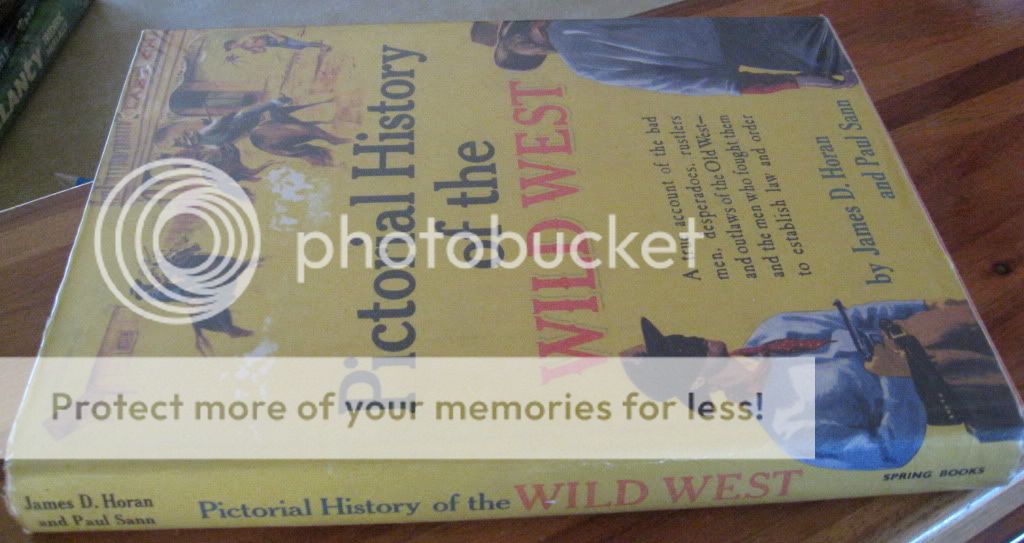   HISTORY of the WILD WEST James Horan 1954 1st Ed AUTHENTIC WILD WEST