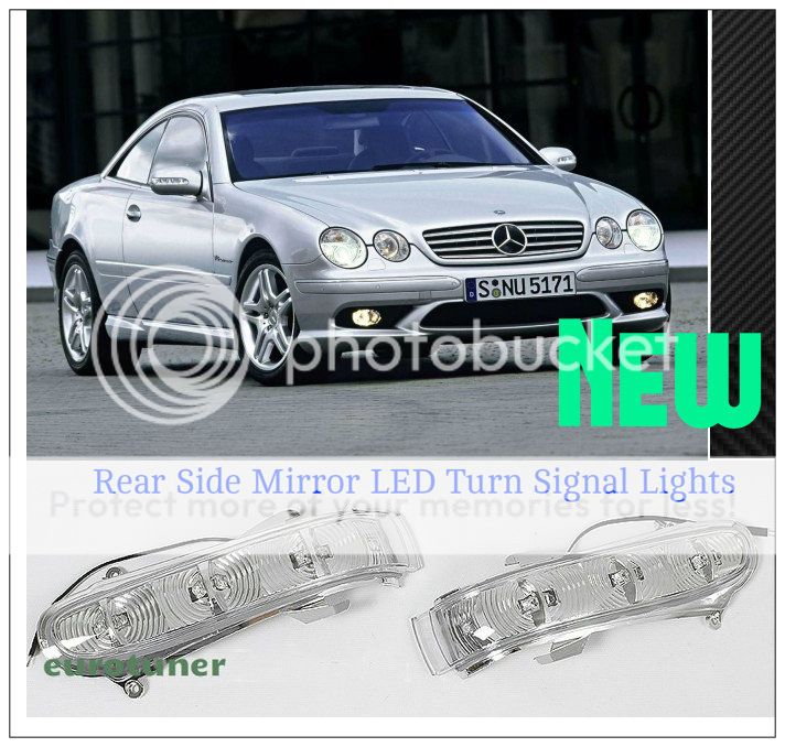 Mercedes Benz s Class CL Class W220 W215 Rear Side Mirror LED Turn