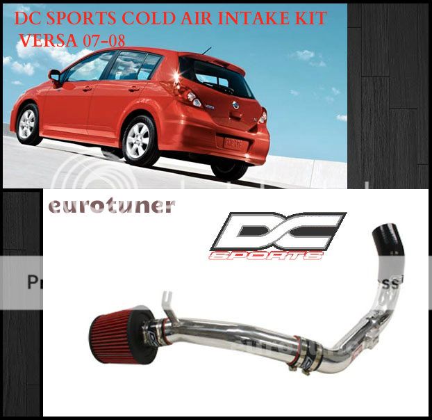 DC Sports Carb Legal 07 08 Nissan Versa Aluminum Cold Air Intake System Kit