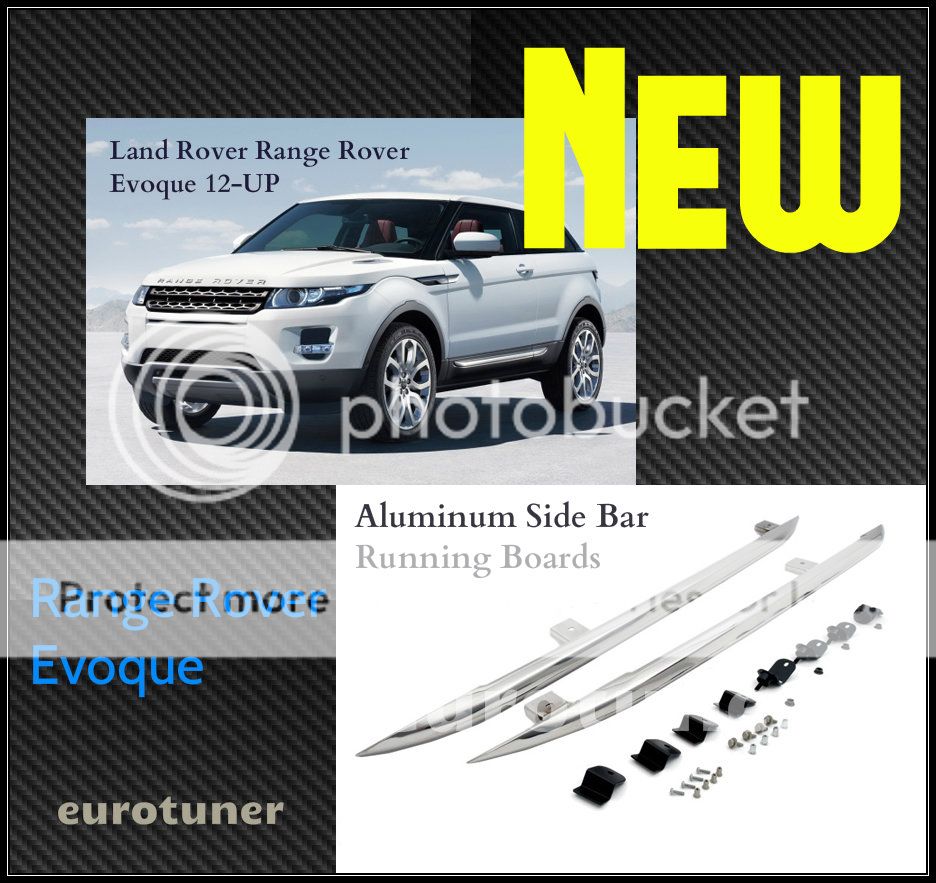 12 Up Range Rover Evoque Land Rover Aluminum Side Bar Running Boards