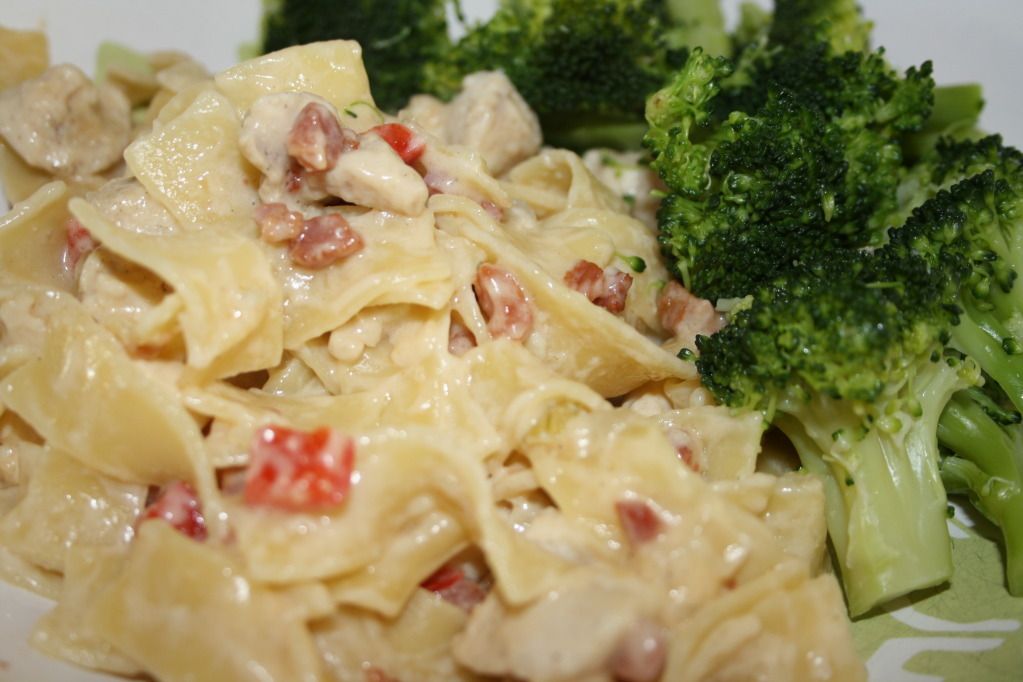 Pasta met kip