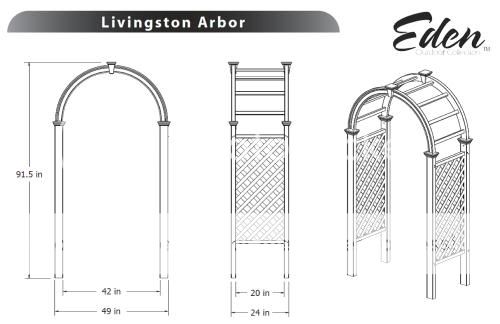 detailing, elegant 3D lattice side panels and dignified keystones