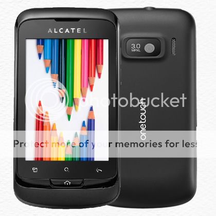 Alcatel OT 919 Android Dual Sim Quadband 3G WiFi 3 2MP Unlocked Smart Cell Phone