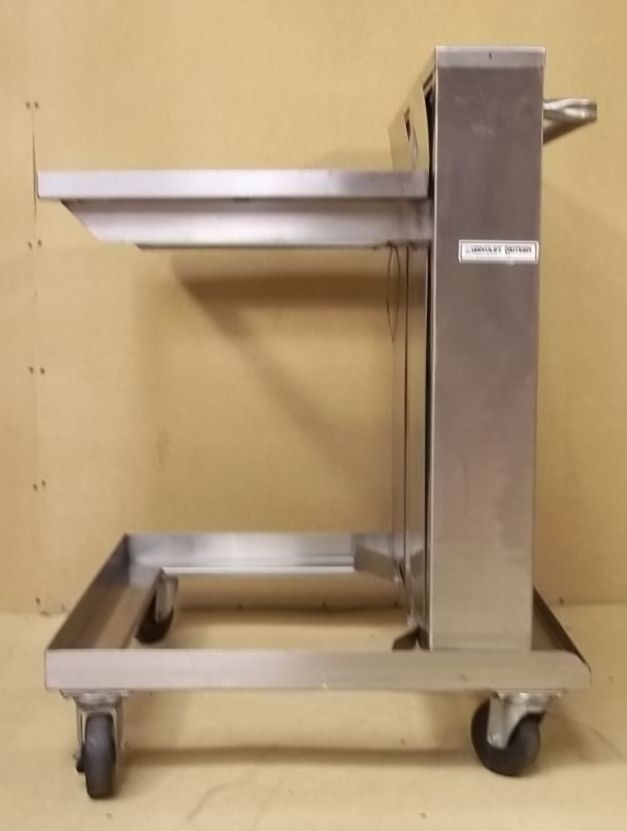 Servolift Eastern Cafeteria Mobile Tray Dispenser Double 2TCA St Stainless Steel