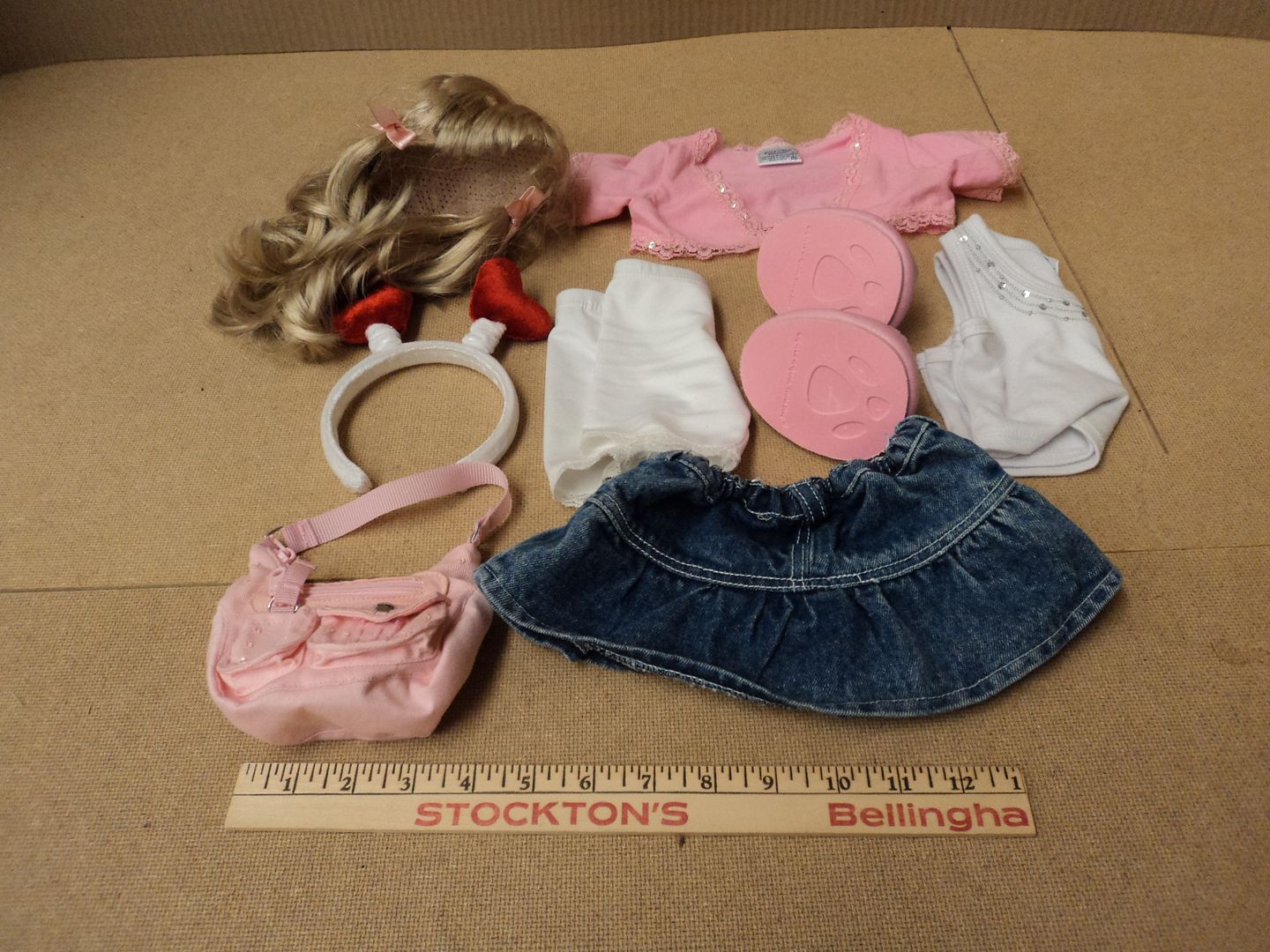 Build A Bear Workshop Dress Up Doll Clothing Multi-Color 9 Pieces ...