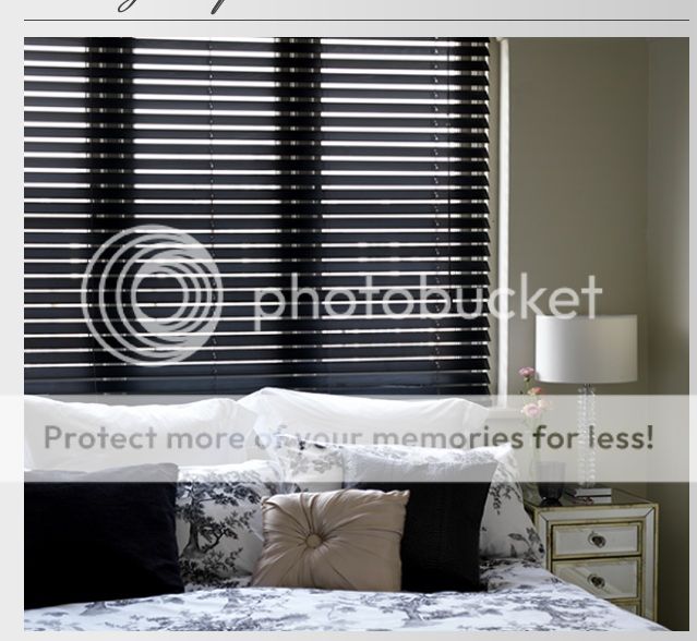 Black Wood Venetian Blind With 50mm Slats   Made To Measure Blind 
